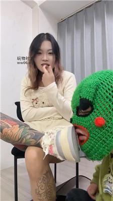 【Qi7】纹身小妹S-强制闻粉鞋/玉足狂舔 JS250107-1  第8张
