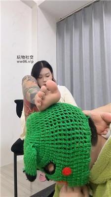 【Qi7】纹身小妹S-强制闻粉鞋/玉足狂舔 JS250107-1  第9张
