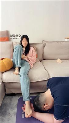 【埋汰】牛仔裤女神玉足踩踏 bf49085  第10张