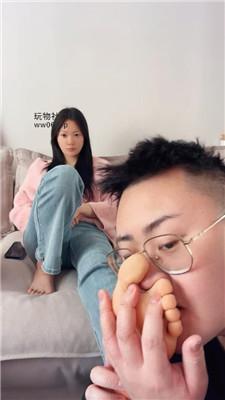 【埋汰】牛仔裤女神玉足踩踏 bf49085  第11张