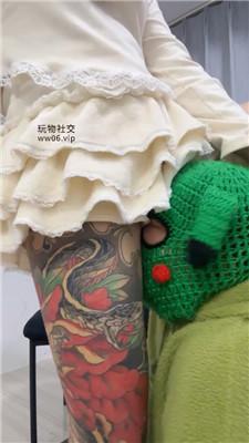 【Qi7】纹身小妹S-强制闻粉鞋/玉足狂舔 JS250107-1  第13张